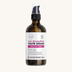 Huile démaquillante rinçable toute douce parfum rose-muguet