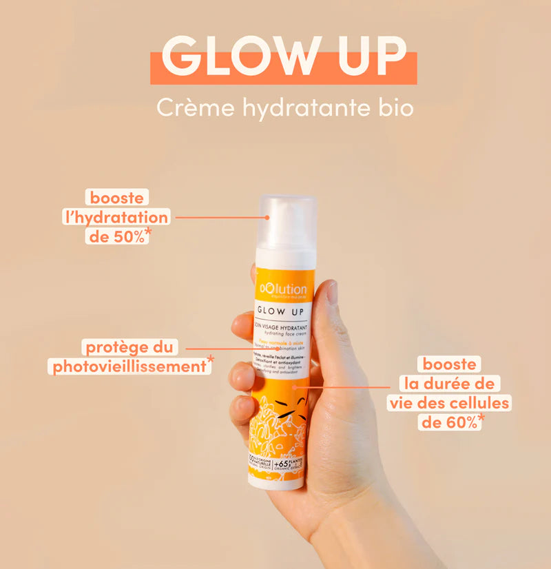 Crème hydratante visage bio Glow Up