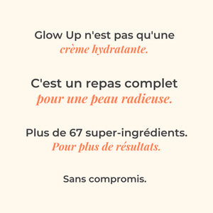 Crème hydratante visage bio Glow Up