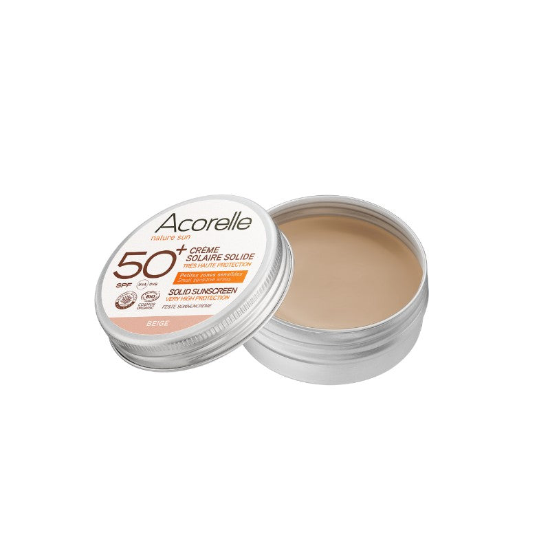 Crème Solaire Solide Beige SPF50+